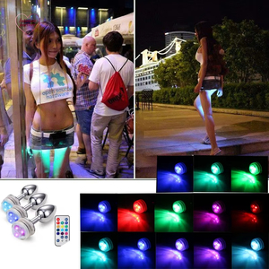 Tapón <span class=keywords><strong>Anal</strong></span> Metálico con Luz LED de Colores, Sin Vibrador, Masturbador para Juegos de Adultos, Dildo <span class=keywords><strong>Anal</strong></span>, Juguetes Eróticos, Artículos Íntimos, Masajeador Vaginal - Product Image 2