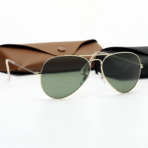 Kacamata hitam Pilot mewah merek trendi 3025 Gafas De Sol kacamata hitam bingkai logam mode klasik kualitas tinggi kacamata hitam desainer mewah - Product Image 1