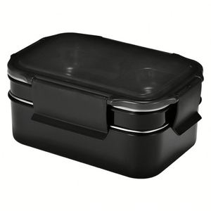 Stainless Steel Double-Layer Thermal Insulation Heating Student Dormitory <b>Lunch</b> Office Worker Fast Food <b>Box</b> Custom Logo - Product Image 2