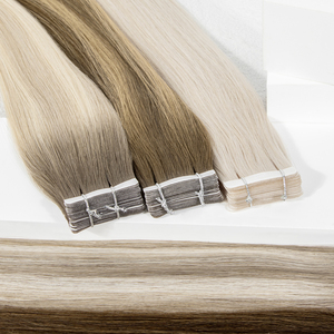 LeShine <b>Russian</b> Custom Ombre Remy Tape Ins Double Drawn Tape in Hair Extensions 100 Human Hair - Product Image 1