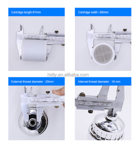 Filtros De Agua Para Duchas 15 20-ступенчатый высокопроизводительный Kdf ионный фильтр для чистой воды для душа для удаления фторида хлора тяжелых металлов - Product Image 6