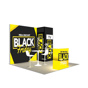 Công cụ miễn phí nhôm seg Backlit tường kệ đứng hộp đèn tradeshow gian hàng trưng bày triển lãm - Product Image 2