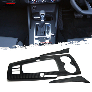 2014-2019 <span class=keywords><strong>Audi</strong></span> A3 S3 <span class=keywords><strong>RS3</strong></span> moulures intérieures en Fiber de carbone panneau de commande central garniture style pièces automobiles pour voiture - Product Image 2