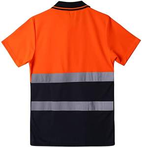 Polo <span class=keywords><strong>de</strong></span> garde <span class=keywords><strong>de</strong></span> sécurité personnalisé HI VIS uniformes réfléchissants vêtements <span class=keywords><strong>de</strong></span> travail grande taille série <span class=keywords><strong>de</strong></span> costumes <span class=keywords><strong>de</strong></span> travail Polo avec poche - Product Image 6