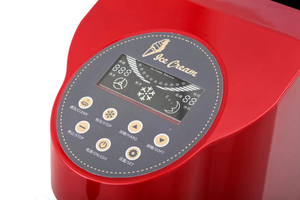 Máquina de Helado Suave Comercial Nueva de Tamaño Pequeño y Gran Capacidad, Color Rojo, Blanco y Naranja, de Una Sola Cabeza, Alta Productividad y Bajo Ruido - Product Image 4
