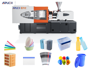 Arlex <span class=keywords><strong>AX</strong></span>-218 Máquina de moldeo por inyección hidráulica horizontal de preformas para materiales de PET/ABS/PP/PC/PA/EPS - Product Image 1