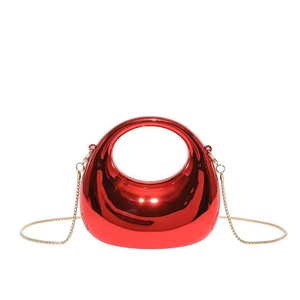 Valentine Gift for <strong>Ladies</strong> <strong>UK</strong> US, Women's Acrylic Sphere Crossbody Bag Gold Silver Chain Multi-color Lipstick <strong>Purse</strong> - Product Image 6