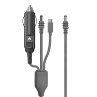 Mini câble Starlink de 10 mètres Câble d'alimentation CC 3 en 1 Type C Prise allume-cigare 12V et cordon d'alimentation CC mâle Starlink V4 Mini câble d'alimentation CC