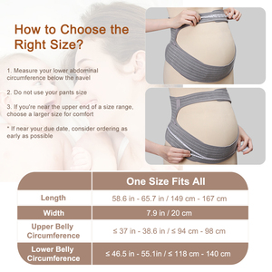 <span class=keywords><strong>Ceinture</strong></span> abdominale <span class=keywords><strong>de</strong></span> <span class=keywords><strong>grossesse</strong></span> réglable, élastique, respirante, écologique, soutien dorsal, bande <span class=keywords><strong>de</strong></span> <span class=keywords><strong>grossesse</strong></span> en nylon - Product Image 6
