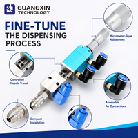 Vanne de distribution pneumatique réglable Guangxin avec contrôle anti-goutte 2kg 0V/0W pour mastic silicone