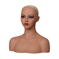 Tête de Mannequin Polyvalente et Élégante au Meilleur Prix – Manichino Durable, Luxueux et Vif – Modèle Humain Décoratif pour Vêtements