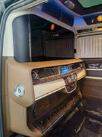 Kit de conversion de van de luxe Mocha, écran de séparation, table pliante centrale, cuir Nappa pour Mercedes Vito