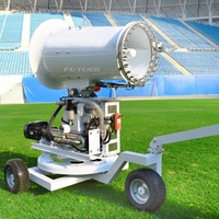 Machine mobile de pulvérisation agricole, d'irrigation, de pesticides, de refroidissement et d'humidification pour événements publics, avec canon à brouillard