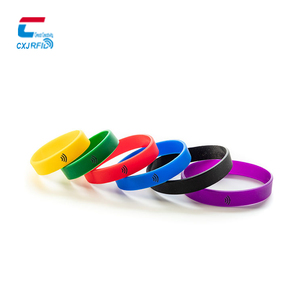 Mỏng không thấm nước tùy chỉnh RFID Silicone Vòng đeo tay hàng ngày kinh thánh câu NFC Christian dây đeo cổ tay - Product Image 5