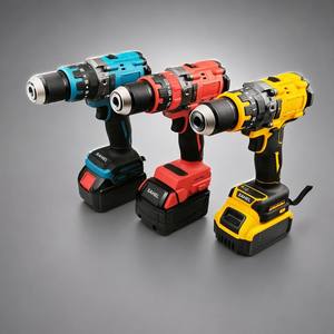 <span class=keywords><strong>Taladro</strong></span> <span class=keywords><strong>percutor</strong></span> inalámbrico profesional de 21 V sin escobillas con mango lateral y alto torque (compatible con batería Makita) - Product Image 2