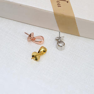 Pendentif en argent S925 en forme de grain de melon, épaisseur 6 mm, accessoire de bricolage pour collier, barrette à cheveux et breloques pour femmes - Product Image 3