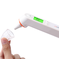RoHS Alat Pengukur Suhu Termometer Telinga Radiasi Inframerah Tubuh Digital Baca Instan Fleksibel Cerdas