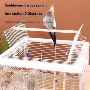 <span class=keywords><strong>Cage</strong></span> à oiseaux élégante et spacieuse avec vue dégagée, plateau coulissant et dessus ouvrant, <span class=keywords><strong>cage</strong></span> de présentation pour oiseaux pour la maison, <span class=keywords><strong>cage</strong></span> à oiseaux en plexiglas - Product Image 4