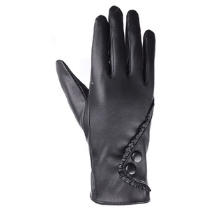 Premium Quality Genuine <b>Leather</b> Winter Casual & Party Use <b>Fur</b> <b>Lined</b> Eco-Friendly Warm <b>Leather</b> <b>Gloves</b> - Product Image 2