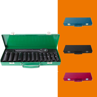 Jeu de clés à douille 14 pièces en matériau CR-V, outils d'atelier mécanique, adaptateurs universels pour réparation automobile et moto, quincaillerie