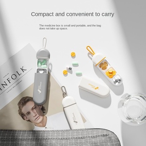 Wholesale Portable Three-Compartment Pill <b>Box</b> for Elderly <b>Small</b> Size Moisture-Proof Household <b>Storage</b> One-Day Sub-Packaging - Product Image 2
