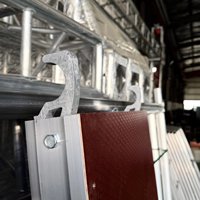 Échafaudage en aluminium européen EN1004 avec roues, plateforme, échelle, tour d'échafaudage et échafaudages