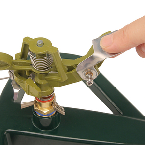 Aspersor de Agua de Impacto con Base Metálica Giratoria de 360 Grados de Alta Resistencia <span class=keywords><strong>para</strong></span> Riego de Jardín y Césped - Product Image 5