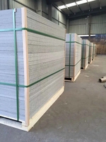 100% panneaux de ciment EPS sans amiante 4x8 'feu A1 non combustibles revêtement intérieur extérieur panneau de fibres de ciment 8mm 12mm
