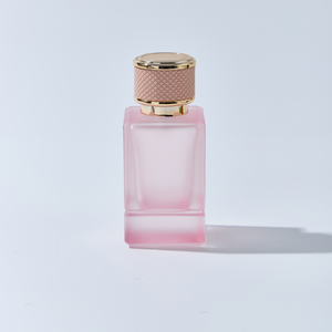Flacone di Profumo in Vetro di Alta Gamma con Tappo Dorato Rosa in Rilievo, Design Raffinato, Logo Personalizzato per Prestige, 50 <span class=keywords><strong>ml</strong></span> - Product Image 1