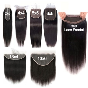 ผมแท้แบบลูกคลื่น <span class=keywords><strong>HD</strong></span> Lace Frontal 13x4  บางเฉียบ 0.16 มม.  แบบมองไม่เห็นรอยต่อ  พร้อมถอนไรผมด้านหน้าแล้ว  ผมเวอร์จิ้น ขายส่ง - Product Image 1