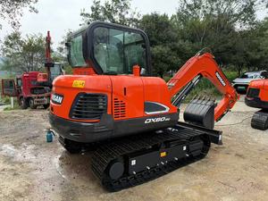 Excavatrices de petite taille DOOSAN DX60 DH55 DH60 6 tonnes 5 tonnes 6 tonnes d'occasion excavatrices sur chenilles à vendre - Product Image 4