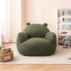Sillón Infantil Coreano para Rincón de Lectura, Pequeño Taburete para Guardería, Diseño de Oso Adorable, Puff para Niños - Product Image 5