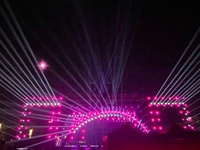 Projecteur laser RGB professionnel W-RGB120W, IP65, étanche, 120W, projecteur laser de ciel, lumière laser haute puissance