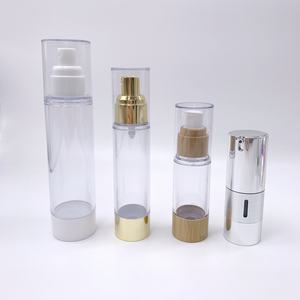 Envase Cosmético Plateado de 15ml 30ml 50ml 80ml 100ml para Crema Líquida, Loción, Esencia, Botellas de Vacío con Bomba sin Aire para el Cuidado de la Piel - Product Image 5