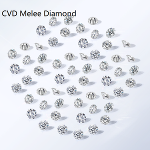 Starsgem CVD Melee corte redondo 0,8-3mm diamantes sueltos cultivados en laboratorio para la fabricación de joyas - Product Image 1