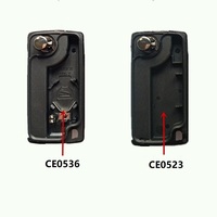 Coque de Clé Plip Télécommande Pliable 2 Boutons VA2 CE0523 pour Peugeot 407 SW 107 207 307 308 Citroën