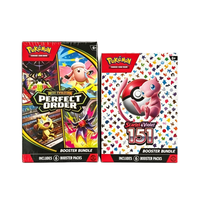 Boîte de protection magnétique en acrylique pour TCG Mega Evolution Perfect Order ME03, lot de 6 boosters