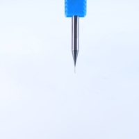 Micro End Mill 0.25mm 2 Flute Solid Carbide Flat Square End CNC Milling Cutter untuk Pemesinan Mikro PCB Presisi