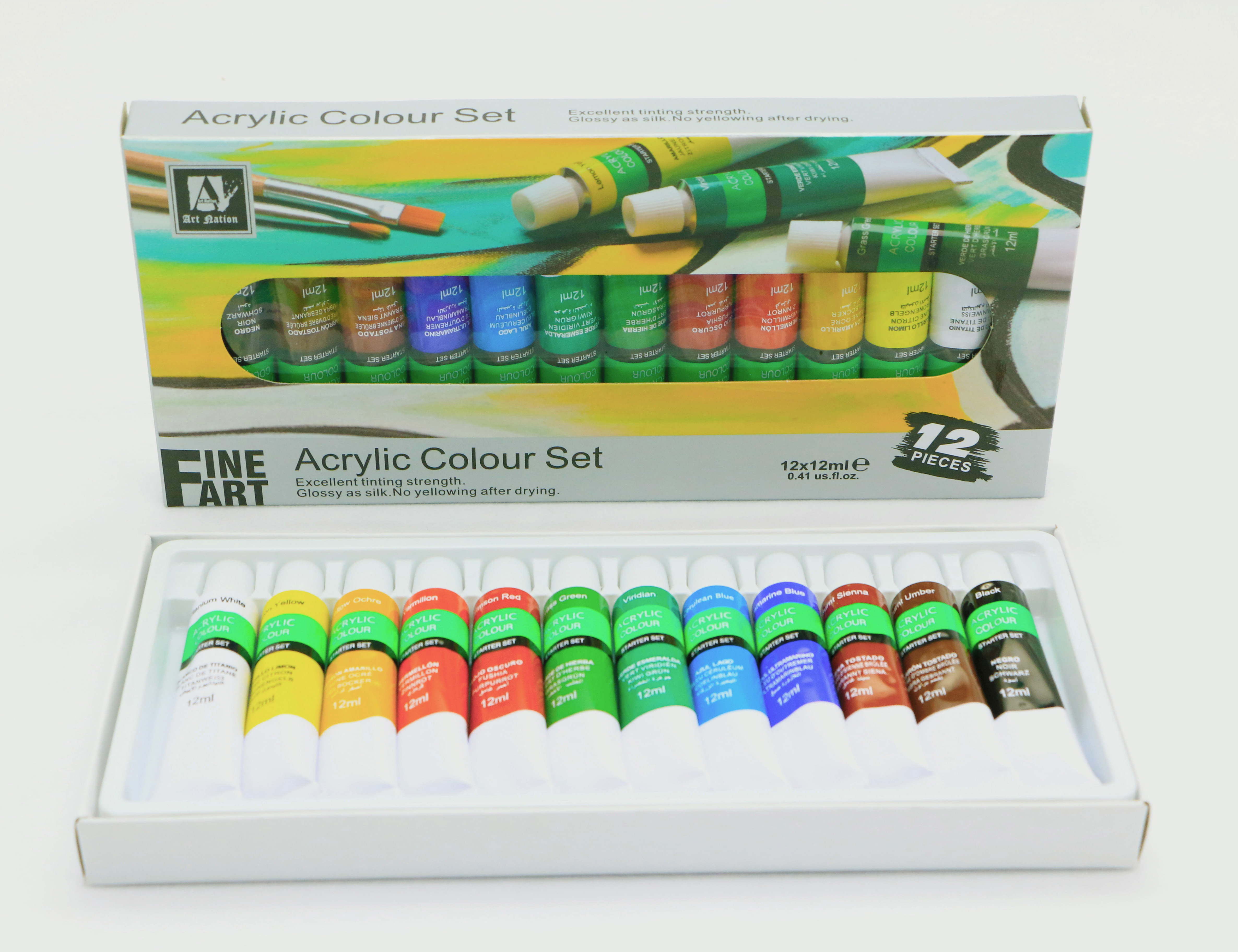 hot selling water based fast drying acrylic paint for kids