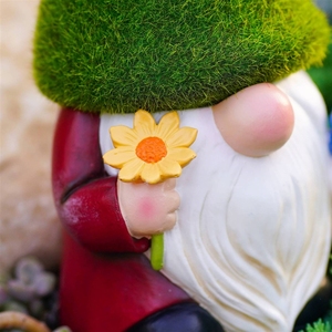 [Offerta Speciale] Statuette Decorative da Giardino in Resina: Goblin, Nano, Statuetta Piccola, Barbanera, Ornamenti per Esterni - Product Image 4