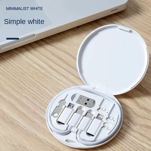 Hộp đựng cáp sạc dữ liệu đa chức năng 5 trong 1, sạc nhanh 60W, tiện dụng khi đi du lịch, dành cho thiết bị điện tử Android - Product Image 2