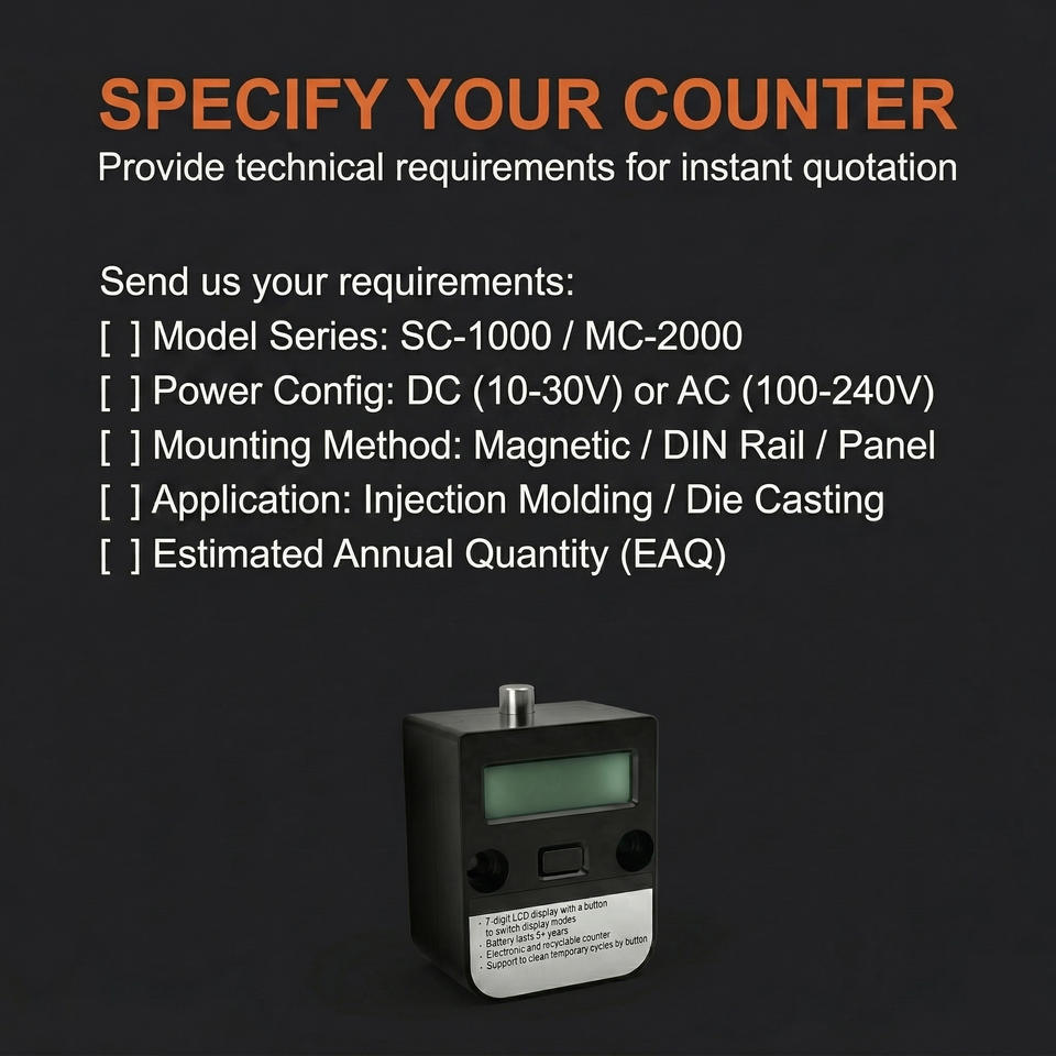 Cycle Counter - High Quality Injection Mould for Testing