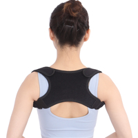Néoprène Dos Soutien Gilet Clavicule Brace Band pour Posture Correction Mousse Fournit Soulagement De La Douleur Protection Corrige Dos