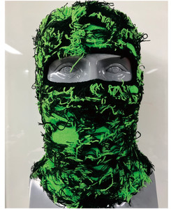 Masque <span class=keywords><strong>de</strong></span> <span class=keywords><strong>ski</strong></span> en tricot camouflage personnalisé en détresse Shiesty Yeat cagoule pour hommes/femmes commun pour la pêche sportive Style d'image - Product Image 5