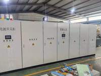 Convertisseur de puissance marine triphasé Deming 400 kVA, refroidissement par convection forcée, efficacité de 96 %, large plage de tension et 400 Hz pour navire
