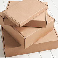 Emballage de courrier artisanal Boîte en carton ondulé Boîte d'expédition brune Fournisseur Boîtes d'expédition personnalisées 9x6x3 pour extensions de cheveux