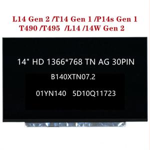 B140XTN07.2สำหรับ Lenovo Thinkpad รุ่น L14 2 T14 P14s Gen 1 T495 L14 14W Gen 2แล็ปท็อป14 "HD หน้าจอ LCD 5D10Q11723 01YN140 - Product Image 2