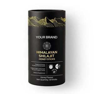 Shilajit Resin Honey <b>Sticks</b> with Natural Honey Formulation and Smooth Texture Packed in Portable Sachets for Easy Daily Use - Product Image 1