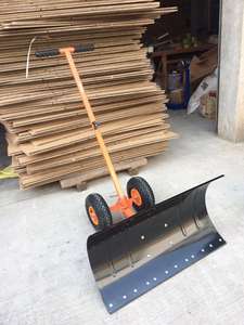 Pelle à neige multifonctionnelle à pousser à la main, pelle à neige roulante, pelle à neige pour chariots à main - Product Image 3