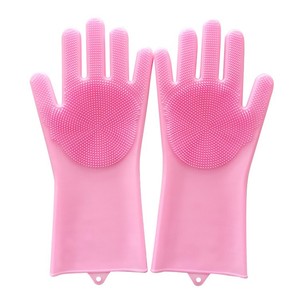 Guantes de Silicona para Baño de Mascotas, para Limpiar y Peinar el Pelo, Guantes para Eliminar Pelo Suelto, Accesorios para el Cuidado de Mascotas - Product Image 3